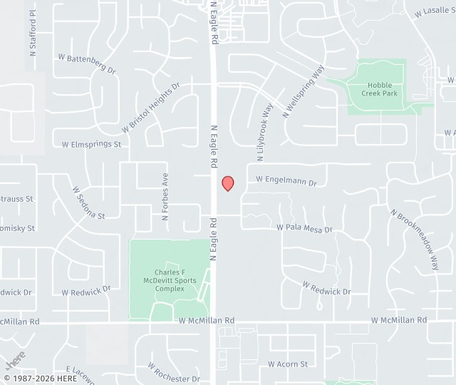 Location Map: 5418 N. Eagle Road, Suite 120 Boise, Idaho 83713